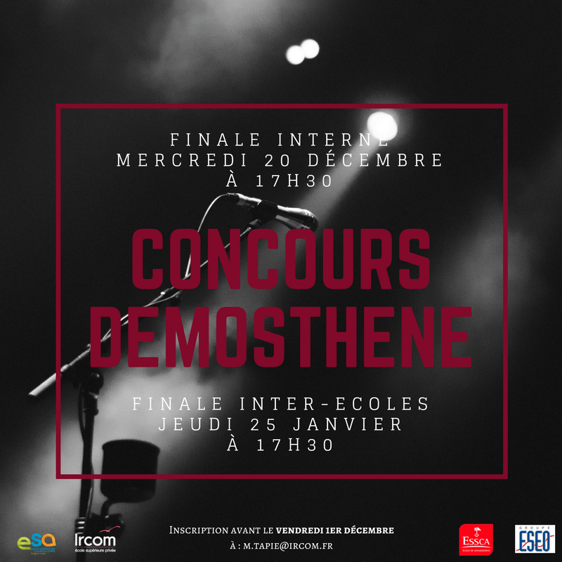 Affiche Demosthene 2017 2018 2