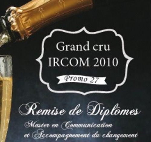 Remise des diplômes de la formation en communication - Ircom