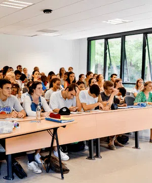Etudiants, cours, école supérieure, licence