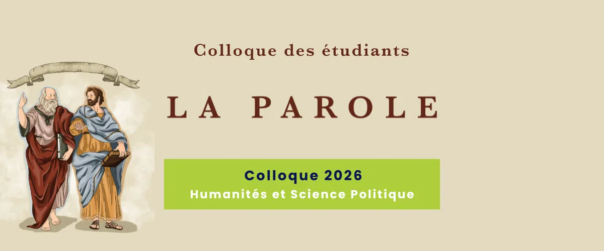 Colloque 2026 : la parole