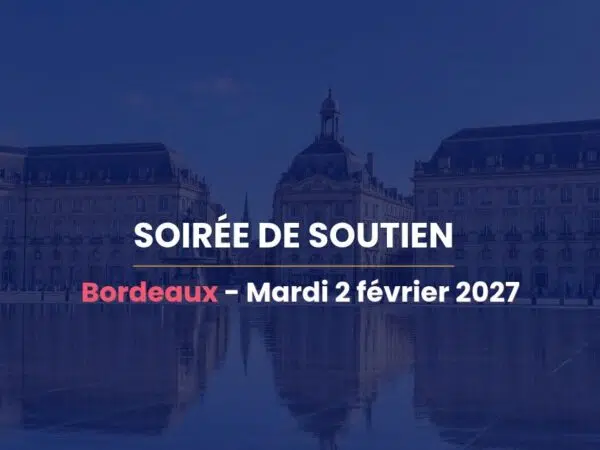 Soirée de soutien – Bordeaux 2027